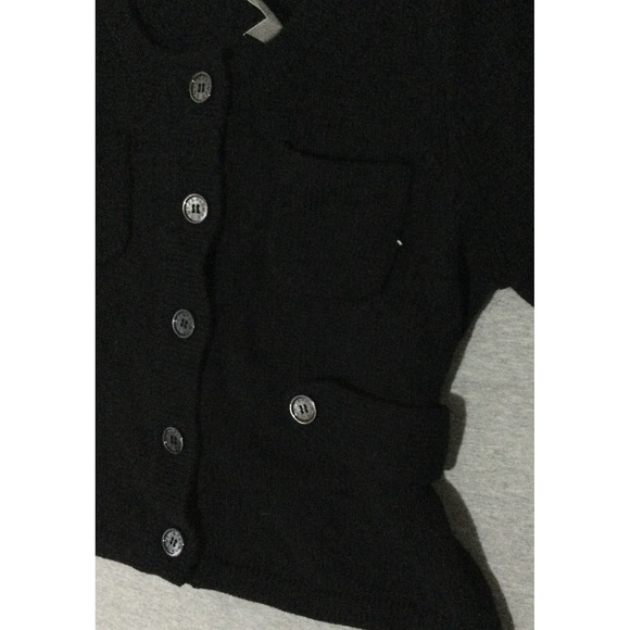 Lutz & Patmos Women Organic cotton button down Cardigan Jacket Sz L $395 - Picture 2 of 13